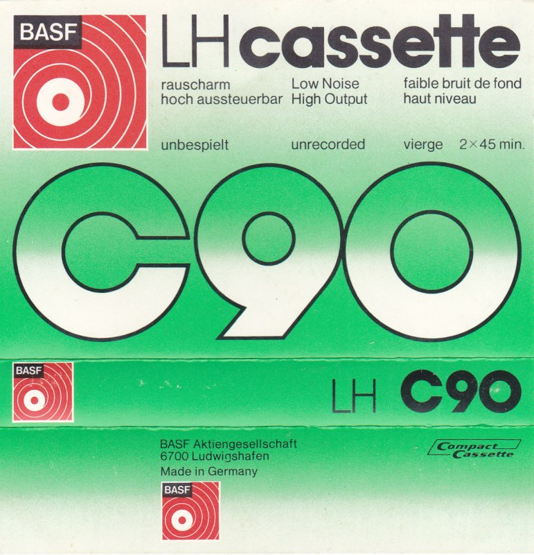 Compact Cassette: BASF  -  90