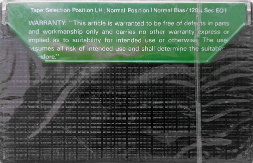 Compact Cassette Kamichi LH 90 "Super Kamichi Cassette" Type I Normal Canada