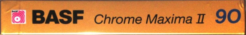 Compact Cassette BASF Chrome Maxima II 90 Type II Chrome 1988 Europe