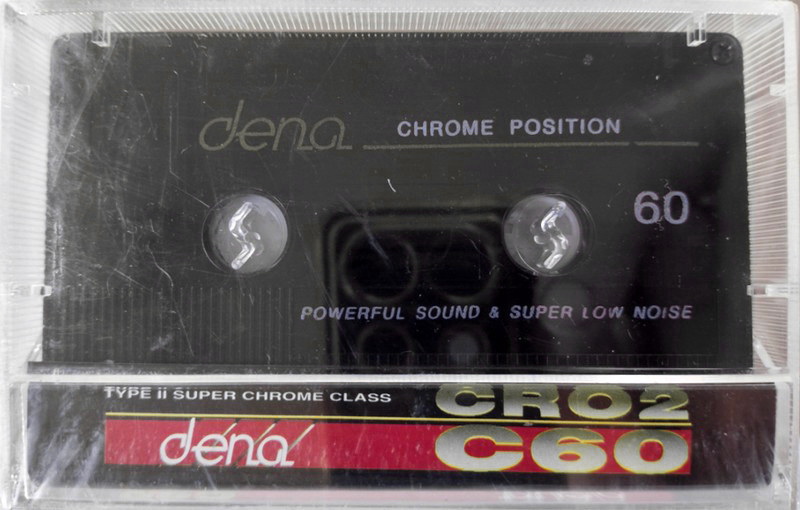 Compact Cassette Dena 60 "CRO2" Type II Chrome Iran