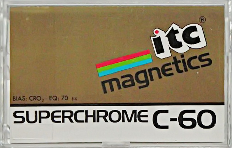Compact Cassette ITC Magnetics 60 Type II Chrome 1979 Europe
