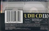 Compact Cassette Maxell UDII-CD 110 Type II Chrome 1996 North America