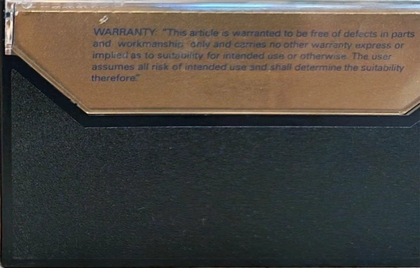 Compact Cassette Universal 120 Type I Normal Unknown Country