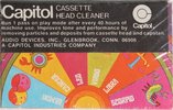 Compact Cassette Capitol Cleaning Cassette 1970 USA