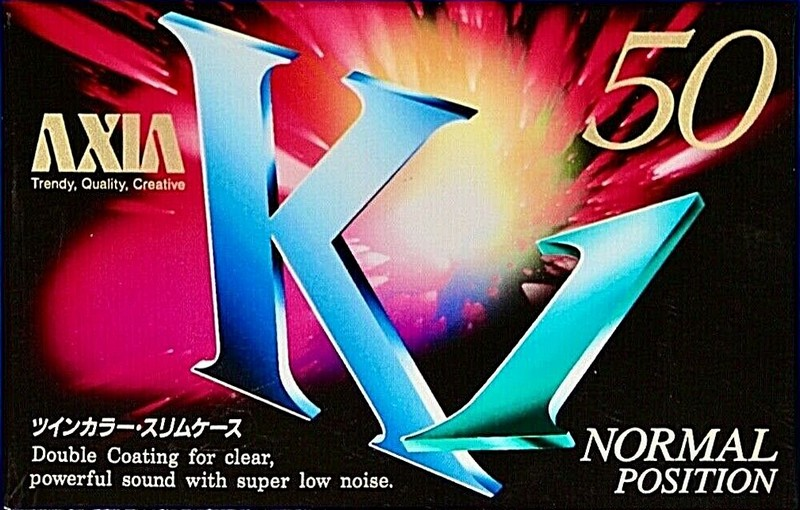 Compact Cassette AXIA K1 50 "K1B 50" Type I Normal 1995 Japan