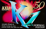 Compact Cassette AXIA K1 50 "K1B 50" Type I Normal 1995 Japan