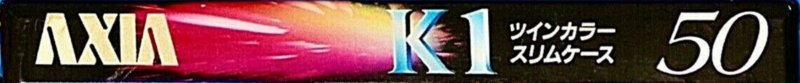 Compact Cassette AXIA K1 50 "K1B 50" Type I Normal 1995 Japan
