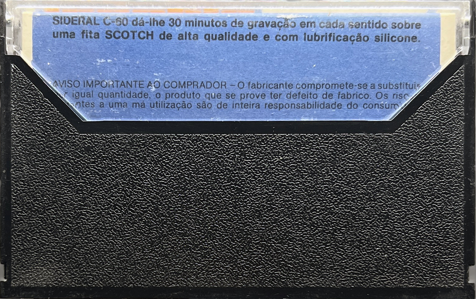 Compact Cassette Sideral 60 Type I Normal Portugal