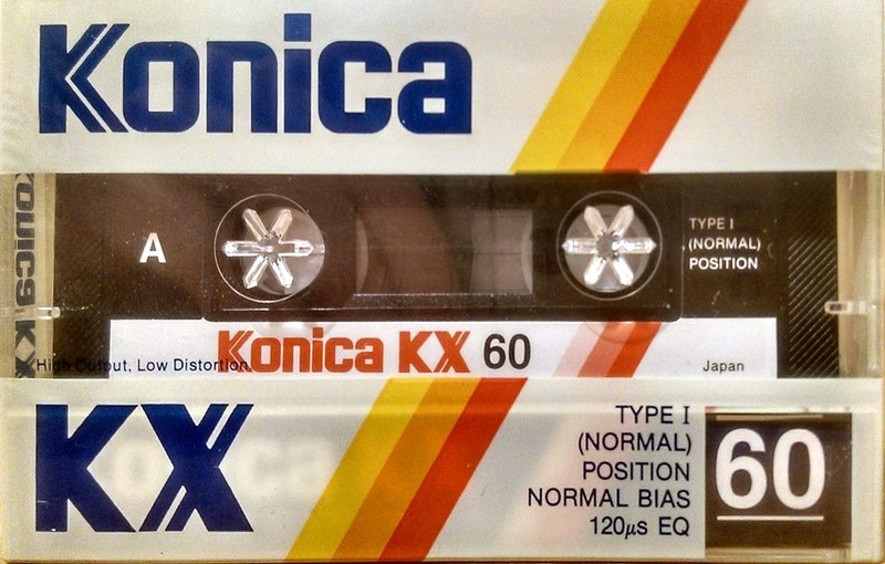 Compact Cassette Konica KX 60 Type I Normal 1988 Europe