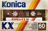 Compact Cassette Konica KX 60 Type I Normal 1988 Europe