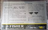 Compact Cassette Fisher ME 46 Type IV Metal 1982 USA