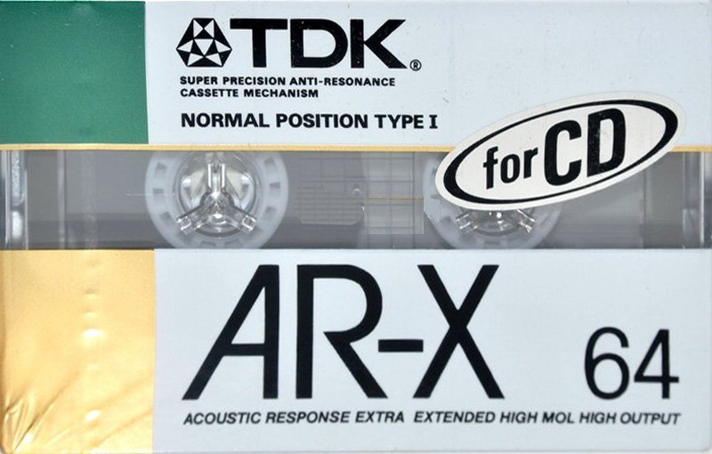 Compact Cassette: TDK  - AR-X 64