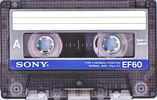 Compact Cassette Sony Super EF 60 "EF60s" Type I Normal 1985 Europe