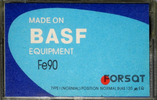Compact Cassette Forsat 90 "Made on BASF Equipment" Type I Normal Unknown Country