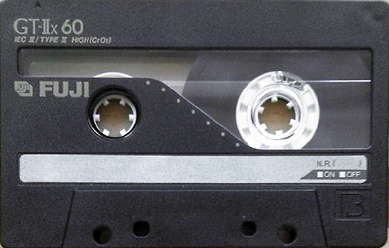Compact Cassette Fuji GT-IIx 60 Type II Chrome 1989 Europe