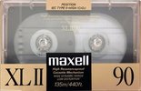 Compact Cassette Maxell XLII 90 Type II Chrome 1988 Europe