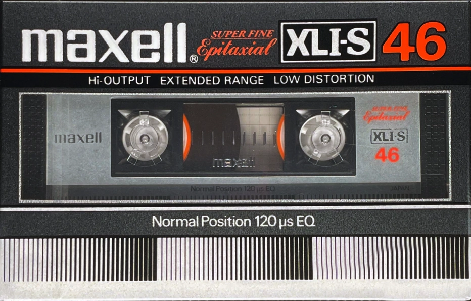 Compact Cassette Maxell XLI-S 46 Type I Normal 1983 Japan