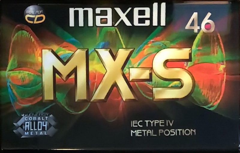 Compact Cassette Maxell MX-S 46 Type IV Metal 1998 Europe