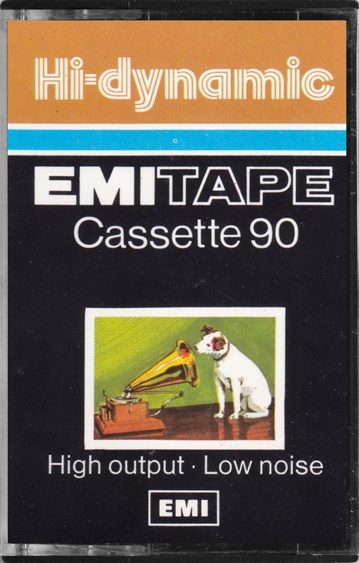 Compact Cassette EMITAPE HI-DYNAMIC 90 Type I Normal 1973 Europe