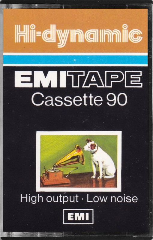 Compact Cassette EMITAPE Hi-dynamic 90 Type I Normal 1972 England