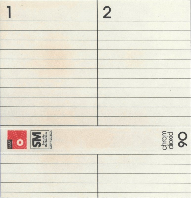 Compact Cassette BASF Chromdioxid 90 Type II Chrome 1977 Europe