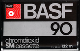 Compact Cassette BASF Chromdioxid 90 Type II Chrome 1977 Europe