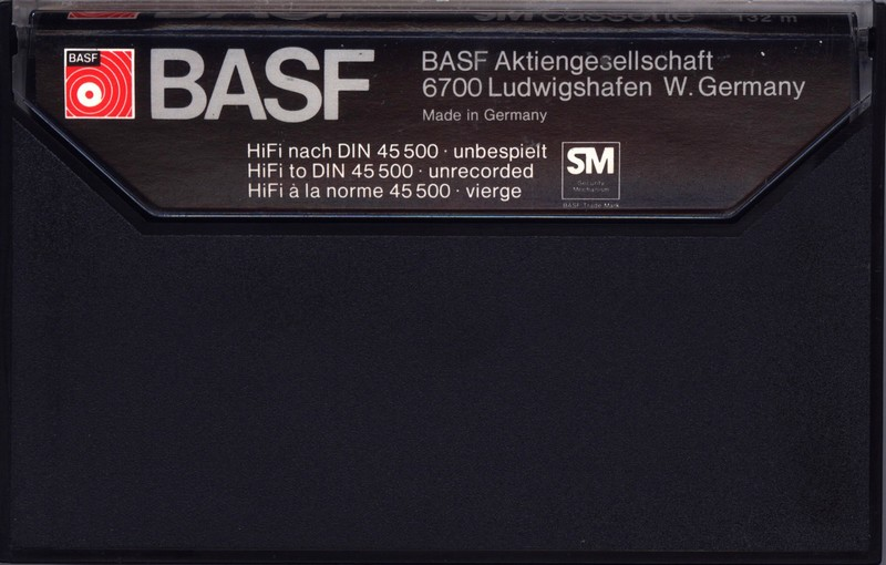 Compact Cassette BASF Chromdioxid 90 Type II Chrome 1977 Europe
