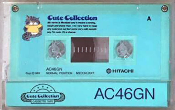 Compact Cassette Hitachi Cute Collection 46 "AC46GN" Type I Normal 1983 Japan
