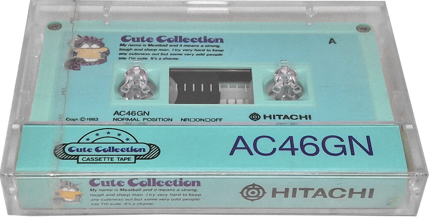 Compact Cassette Hitachi Cute Collection 46 "AC46GN" Type I Normal 1983 Japan