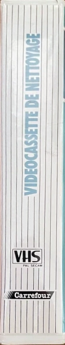 VHS, Video Home System Carrefour Cleaning Cassette France
