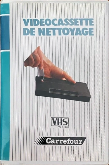 VHS, Video Home System Carrefour Cleaning Cassette France