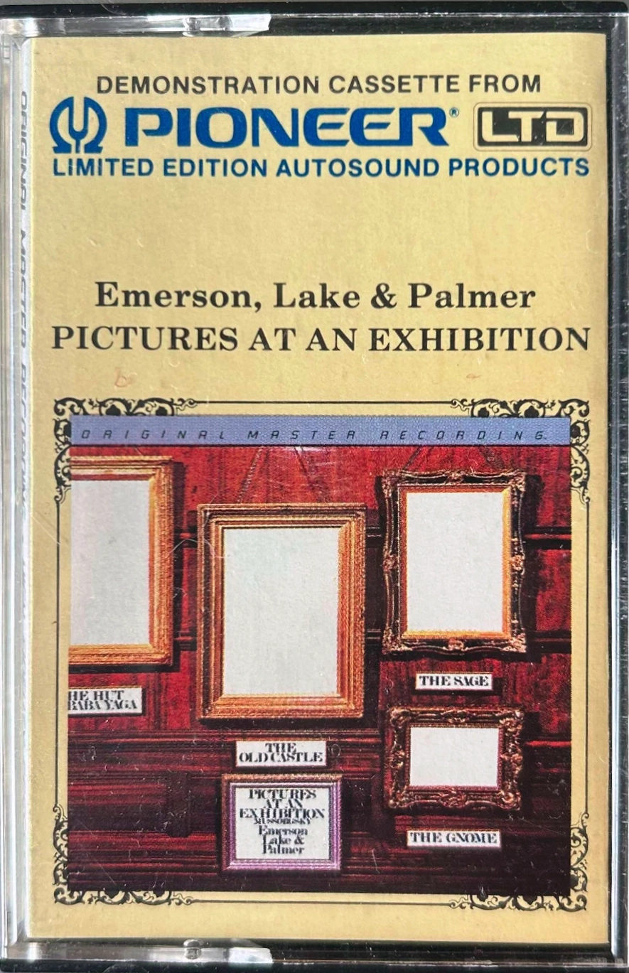 Compact Cassette Pioneer "Emerson, Lake & Palmer – Pictures At An Exhibition" Demonstration Tape 1972 USA