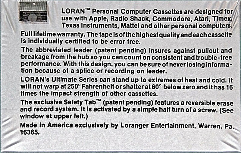 Compact Cassette: Unknown Loran -  30