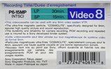 Video8, Hi8, Digital8 Sony MP 15 "Video8 P6-16MP" Type IV Metal North America