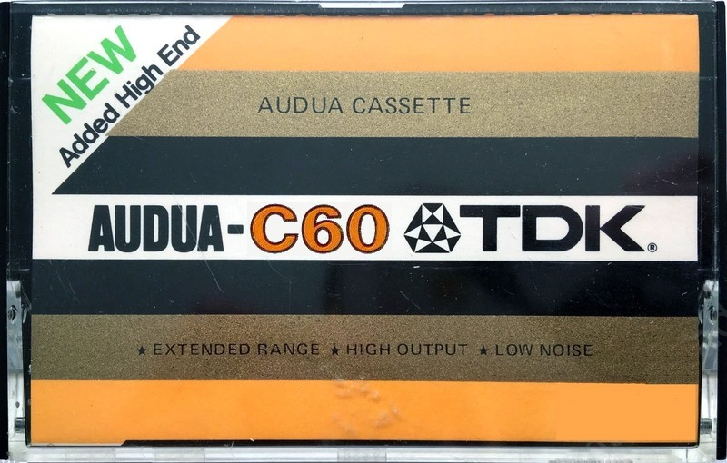 Compact Cassette TDK Audua 60 Type I Normal 1975 Europe, USA