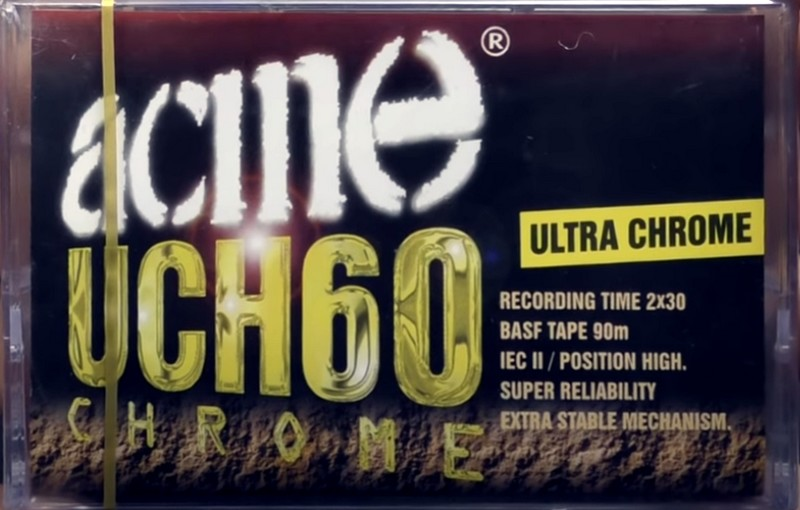 Compact Cassette Acme UCH 60 Type II Chrome Worldwide