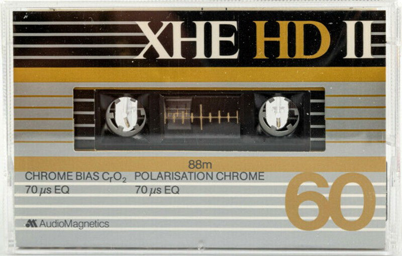 Compact Cassette:  Audio Magnetics - XHE HD II 60