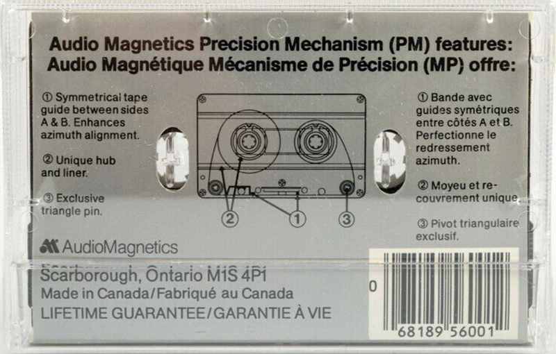 Compact Cassette:  Audio Magnetics - XHE HD II 60