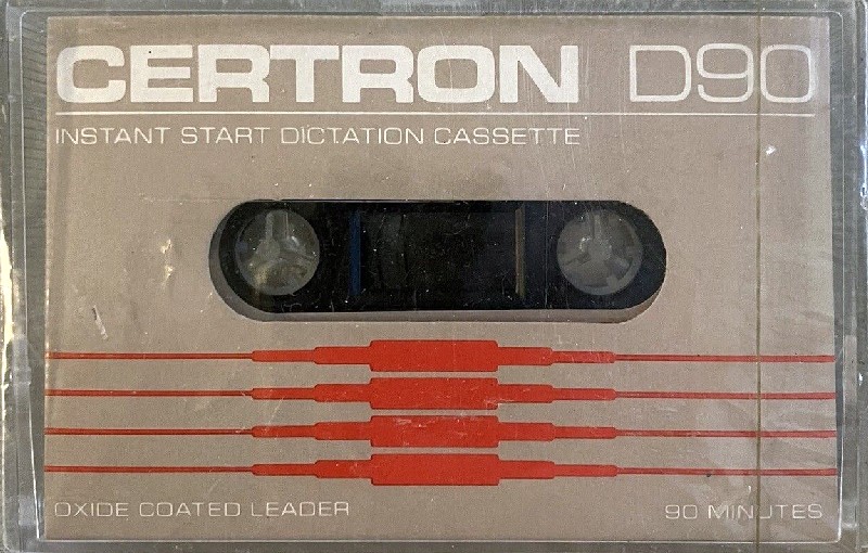 Compact Cassette: Unknown Certron -  90