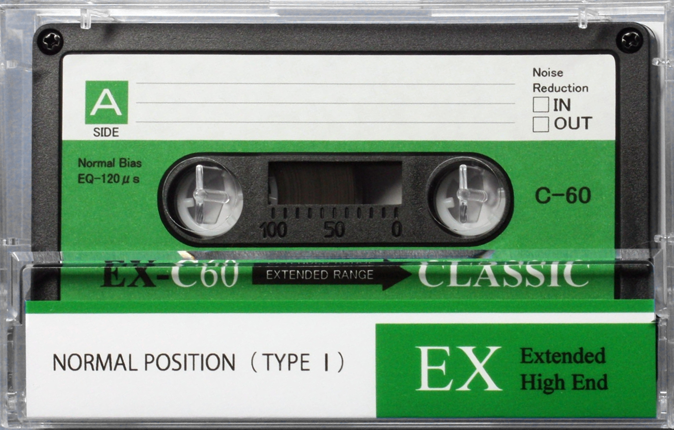 Compact Cassette Classic EX 60 Type I Normal 2025 Worldwide