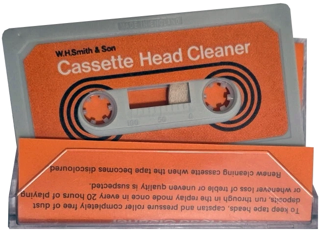Compact Cassette WHSMITH Cleaning Cassette 1979 UK