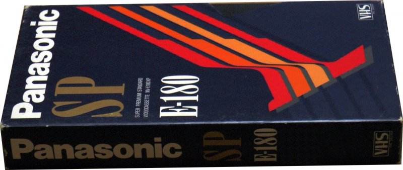 VHS, Video Home System Panasonic SP 180 "NV-E180XP" Type I Normal 1992 Europe