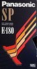 VHS, Video Home System Panasonic SP 180 "NV-E180XP" Type I Normal 1992 Europe
