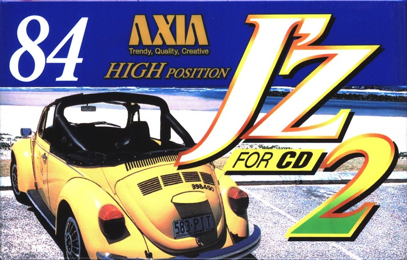 Compact Cassette AXIA J`z 2 84 "JZ2C 84" Type II Chrome 1995 Japan