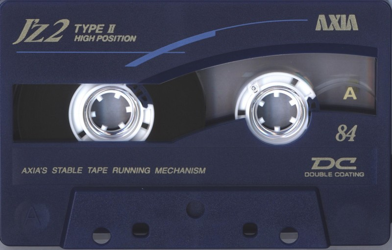 Compact Cassette AXIA J`z 2 84 "JZ2C 84" Type II Chrome 1995 Japan