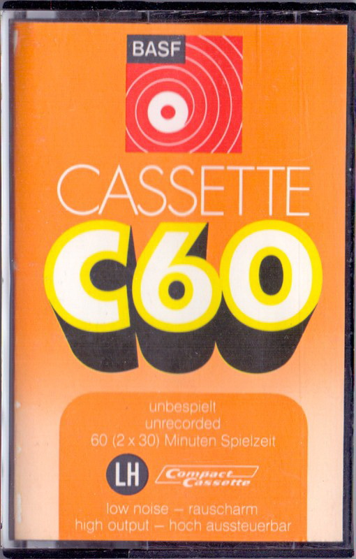 Compact Cassette BASF 60 Type I Normal 1970 Germany