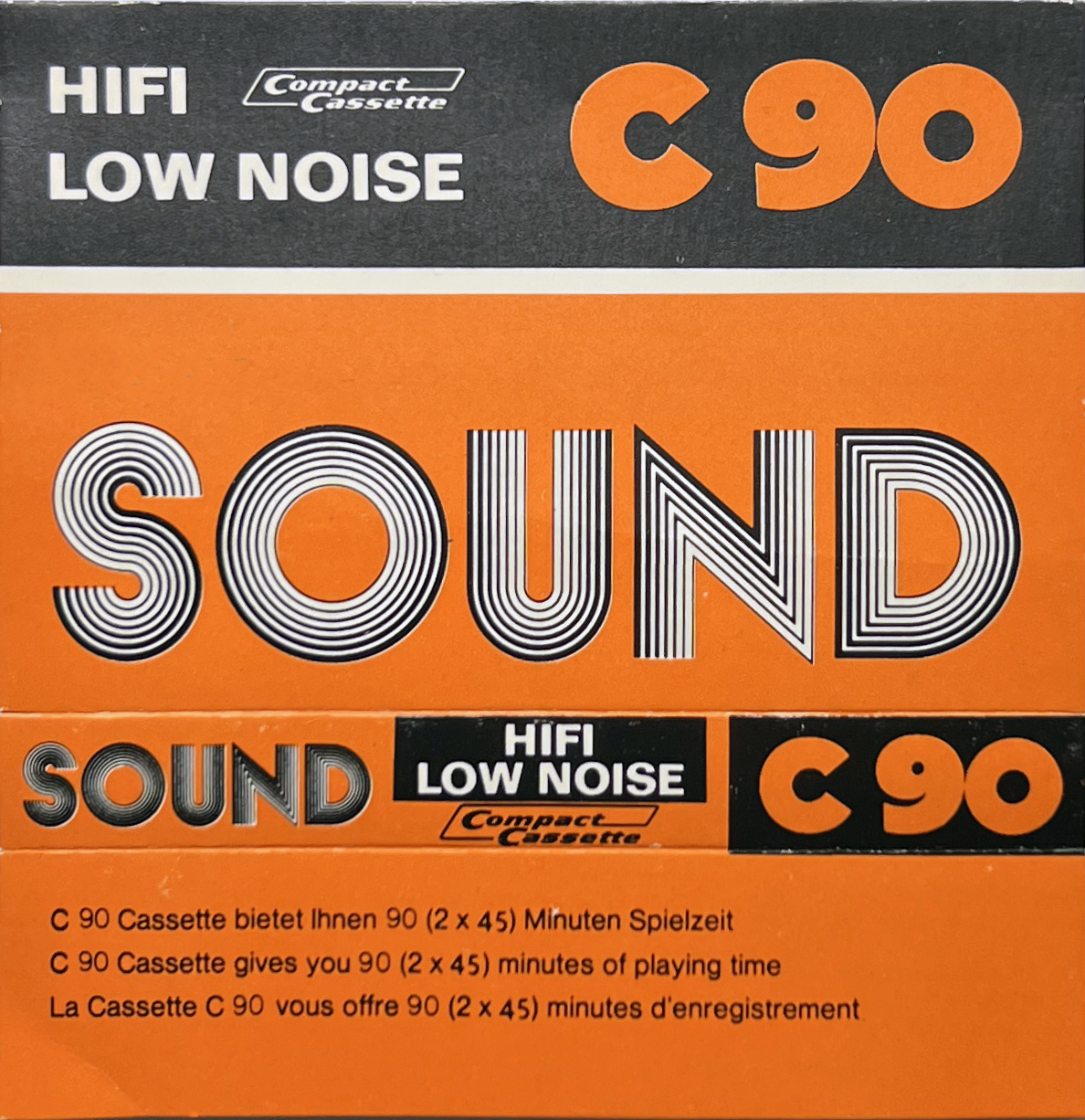 Compact Cassette Sound 90 Type I Normal 1980 Europe