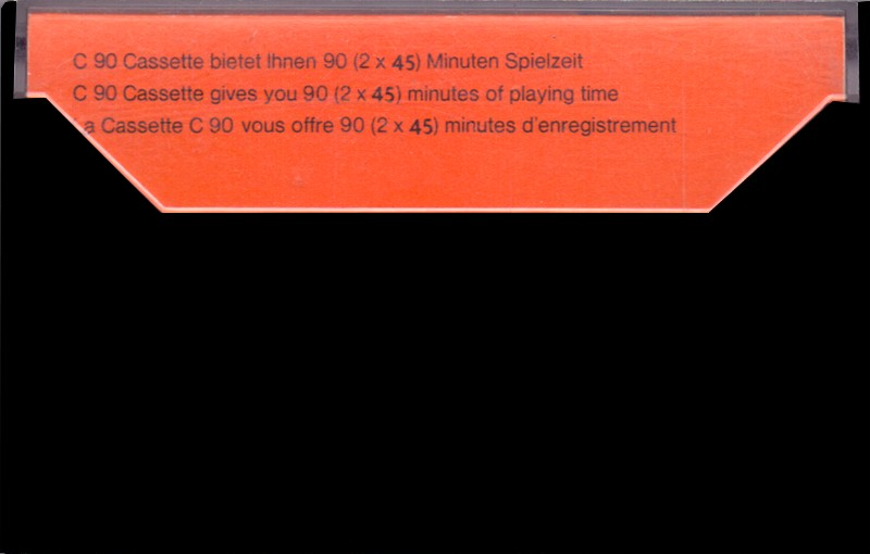 Compact Cassette Sound 90 Type I Normal 1980 Hong Kong