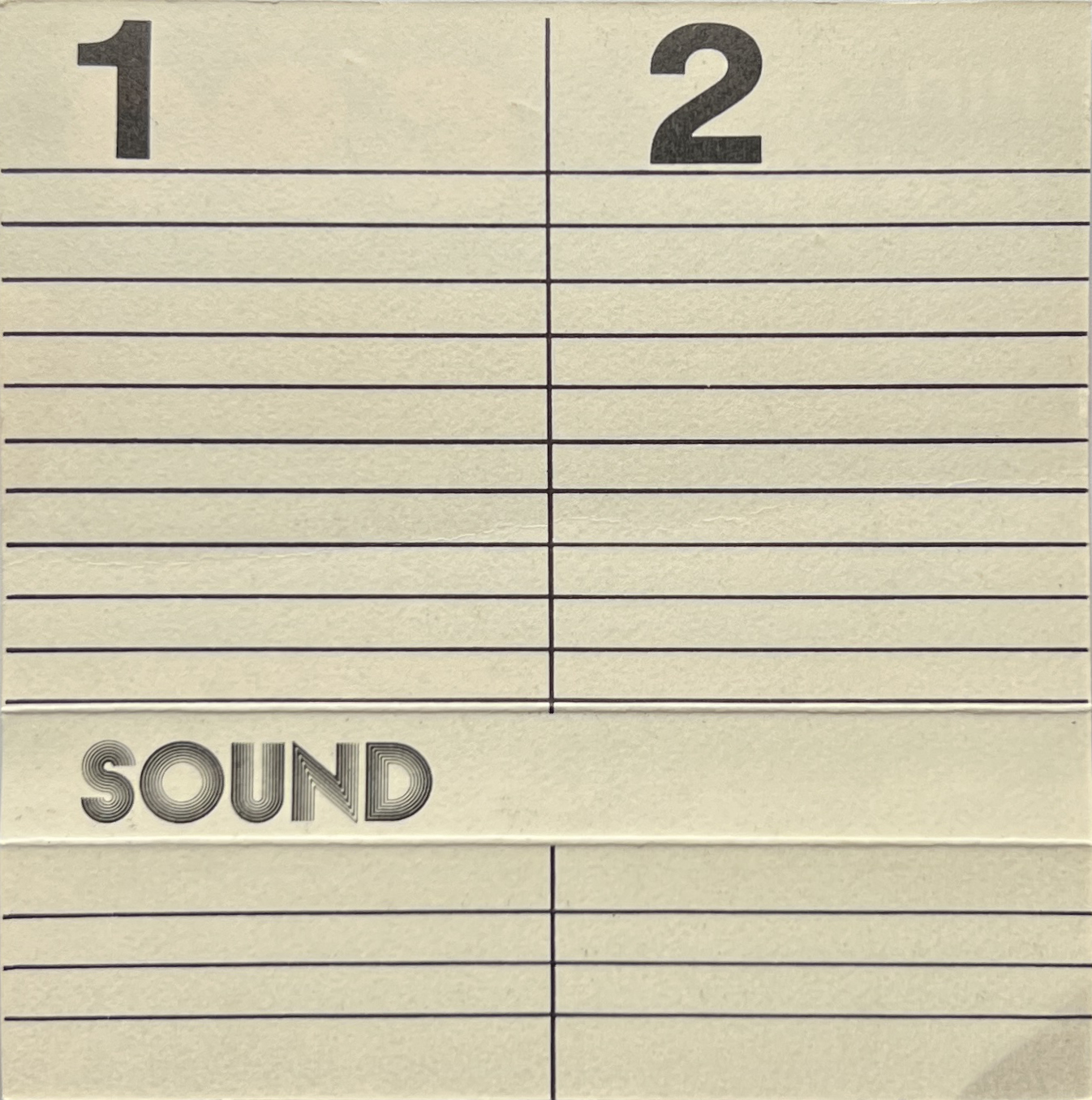 Compact Cassette Sound 90 Type I Normal 1980 Europe