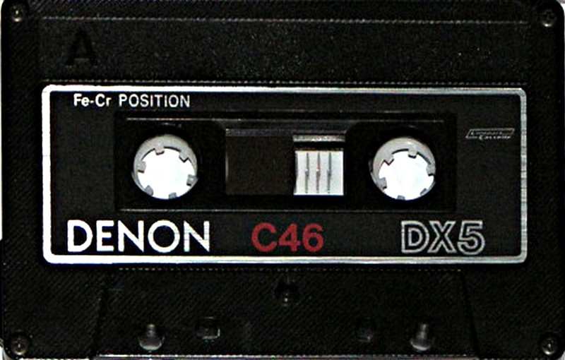 Compact Cassette Denon DX5 46 Type III Ferro Chrome 1978 Japan